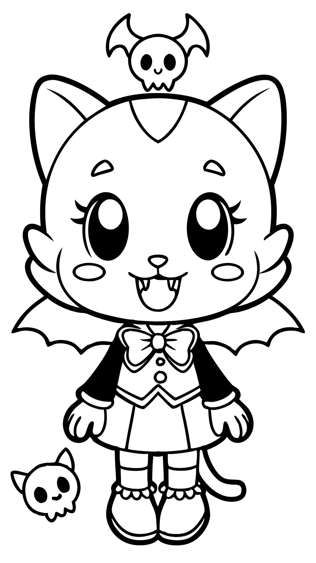 coloriage kuromi sanrio